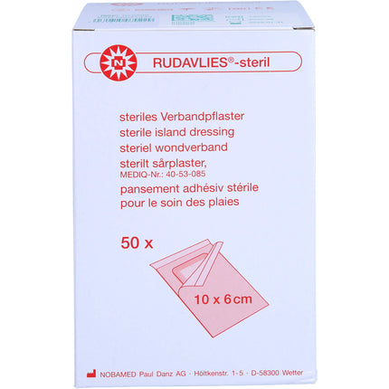 RUDAVLIES-steril Verbandpflaster 6x10 cm