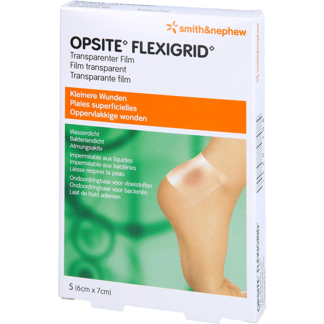 OPSITE Flexigrid transp.Wundverb.6x7 cm steril