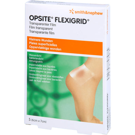 OPSITE Flexigrid transp.Wundverb.6x7 cm steril