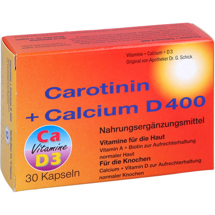 CAROTININ+Calcium D 400 Kapseln