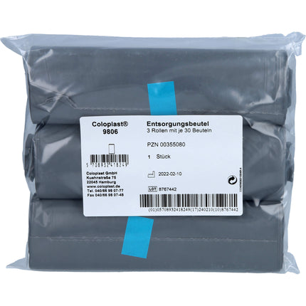 COLOPLAST Entsorgungsbtl.blau 3 Rol.a.30 St.9806