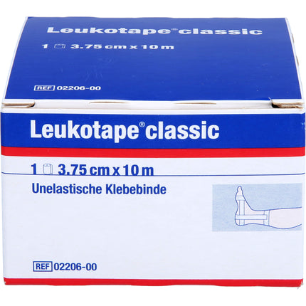 LEUKOTAPE Classic 3,75 cmx10 m weiß