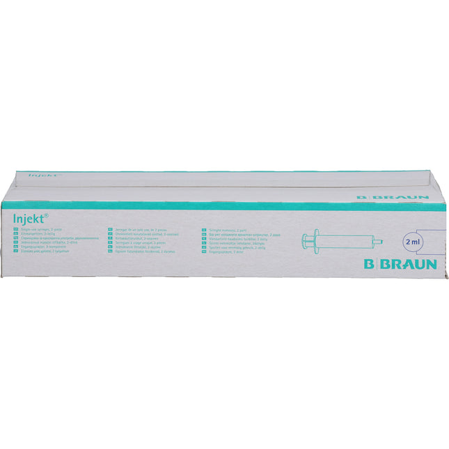 INJEKT Solo Spritze 2 ml LL zentrisch PVC-frei
