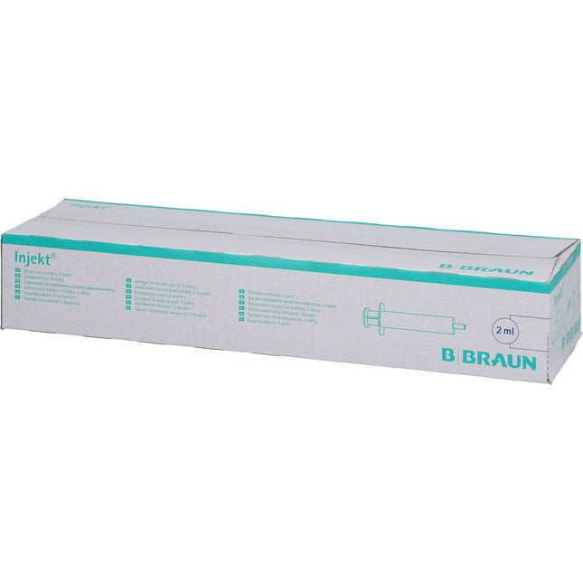 INJEKT Solo Spritze 2 ml LL zentrisch PVC-frei