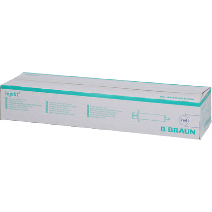 INJEKT Solo Spritze 2 ml LL zentrisch PVC-frei