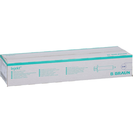 INJEKT Solo Spritze 2 ml LL zentrisch PVC-frei