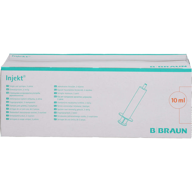 INJEKT Solo Spritze 10 ml LL zentrisch PVC-frei