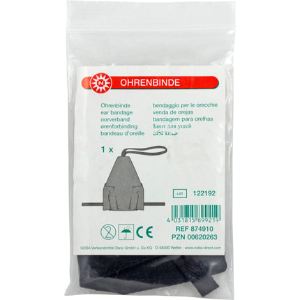OHRENBINDE mittel schwarz