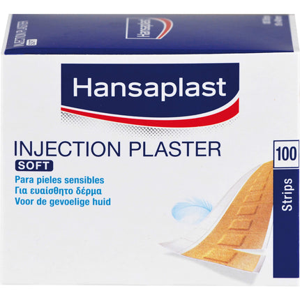 HANSAPLAST Soft Injektionspflaster Strips 19x40 mm