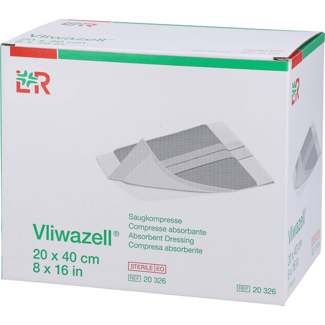 VLIWAZELL Saugkompressen steril 20x40 cm