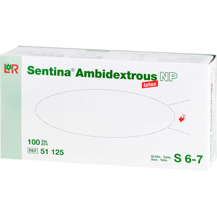 SENTINA Ambidextrous Unters.Hands.puderfr.Gr.S