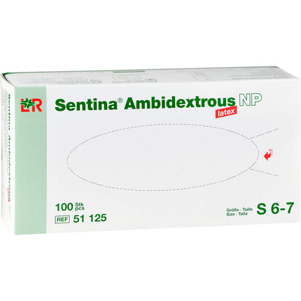 SENTINA Ambidextrous Unters.Hands.puderfr.Gr.S