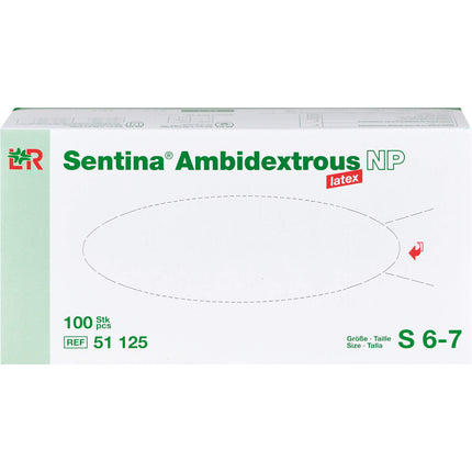 SENTINA Ambidextrous Unters.Hands.puderfr.Gr.S