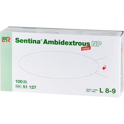 SENTINA Ambidextrous Unters.Hands.puderfr.Gr.L