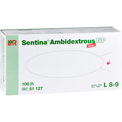 SENTINA Ambidextrous Unters.Hands.puderfr.Gr.L