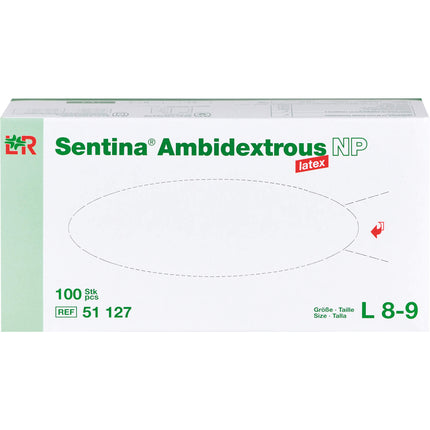 SENTINA Ambidextrous Unters.Hands.puderfr.Gr.L