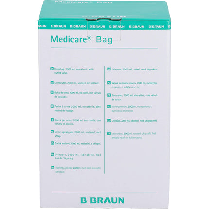 MEDICARE Bettbtl.unst.2 l m.120cm-Schlauch Ablauf