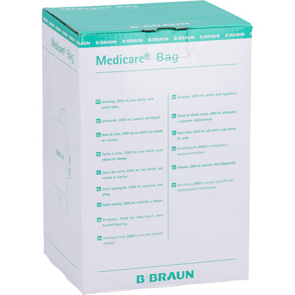 MEDICARE Bettbtl.unst.2 l m.120cm-Schlauch Ablauf