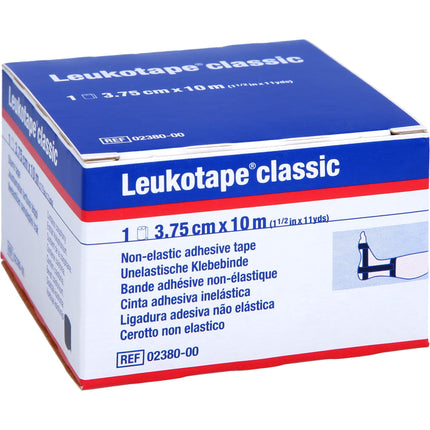 LEUKOTAPE Classic 3,75 cmx10 m schwarz