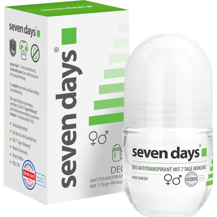 SEVEN DAYS Das Antitranspirant Roll-on Big Ball