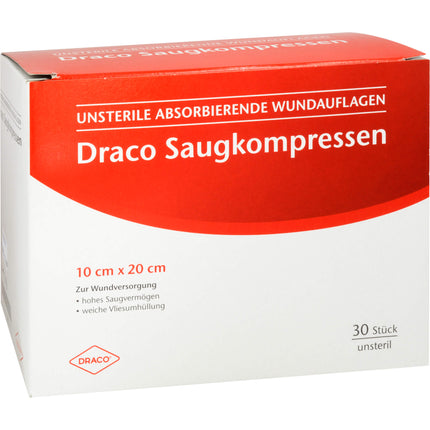 SAUGKOMPRESSEN unsteril 10x20 cm Draco