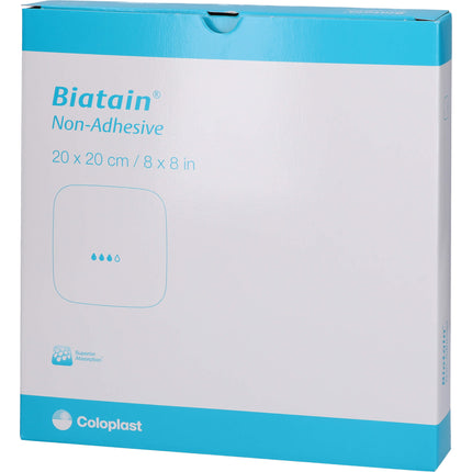BIATAIN Schaumverband 20x20 cm nicht haftend