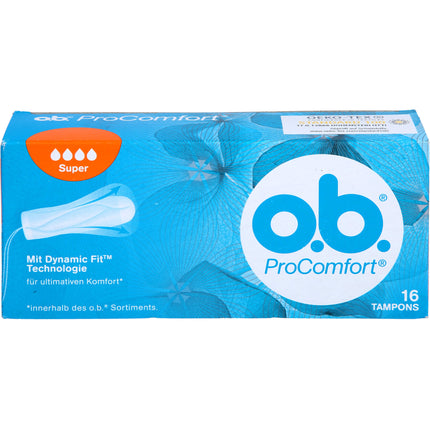 O.B. Tampons ProComfort super
