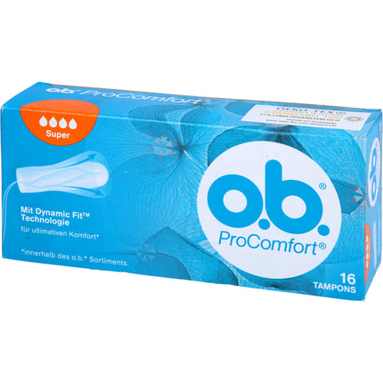 O.B. Tampons ProComfort super