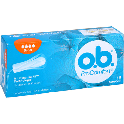 O.B. Tampons ProComfort super