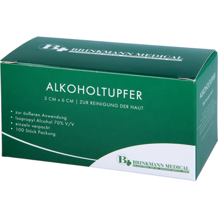 ALKOHOLTUPFER 3x6 cm steril