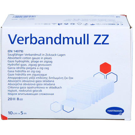 VERBANDMULL Hartmann 10 cmx5 m zickzack