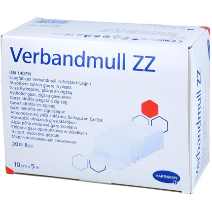 VERBANDMULL Hartmann 10 cmx5 m zickzack