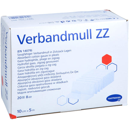 VERBANDMULL Hartmann 10 cmx5 m zickzack