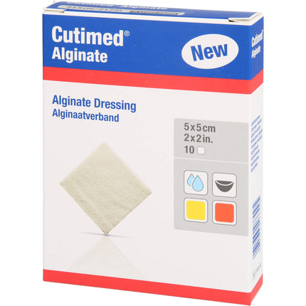 CUTIMED Alginate Alginatkompressen 5x5 cm