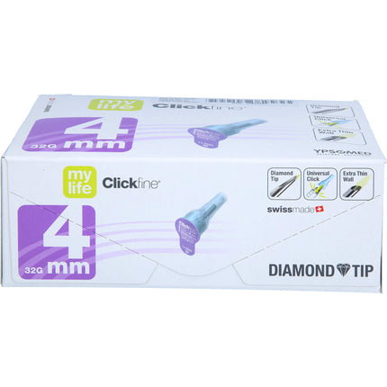 MYLIFE Clickfine Pen-Nadeln 32 G 4 mm
