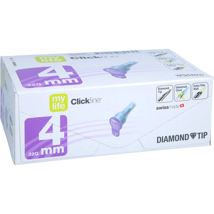 MYLIFE Clickfine Pen-Nadeln 32 G 4 mm