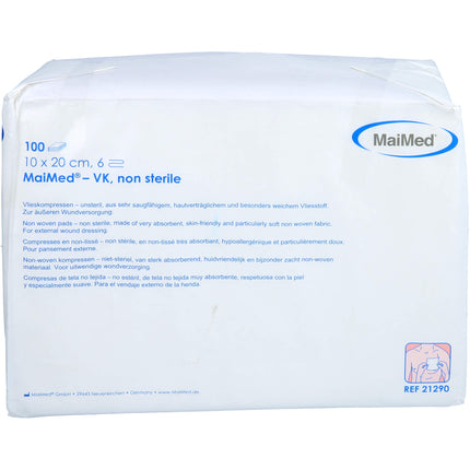 VLIESKOMPRESSEN unsteril 10x20 cm 6fach