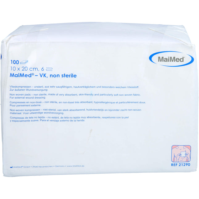 VLIESKOMPRESSEN unsteril 10x20 cm 6fach