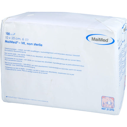 VLIESKOMPRESSEN unsteril 10x20 cm 6fach