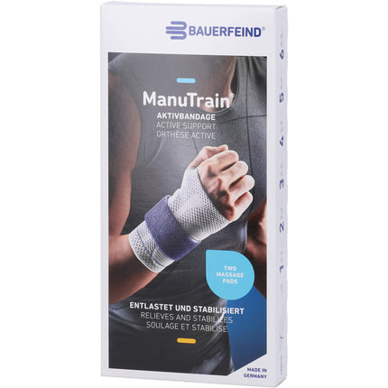 MANUTRAIN Handgelenkbandage rechts Gr.1 titan