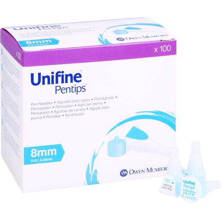UNIFINE Pentips Kanüle 31 G 8 mm