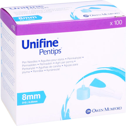 UNIFINE Pentips Kanüle 31 G 8 mm