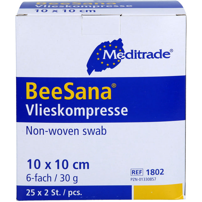 VLIESKOMPRESSEN steril 10x10 cm 6fach