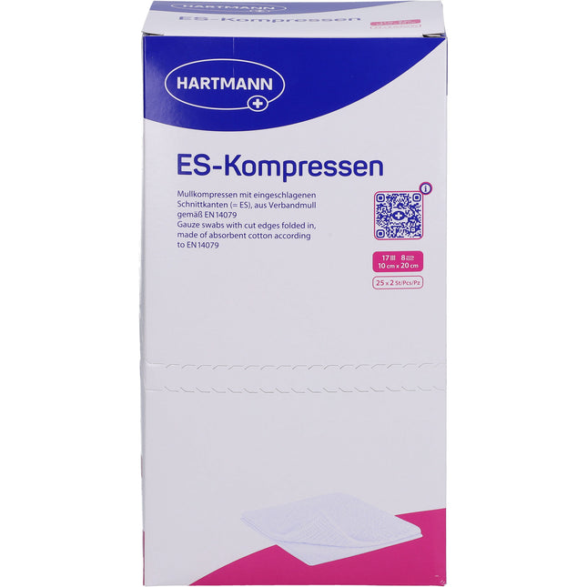 ES-KOMPRESSEN steril 10x20 cm 8fach
