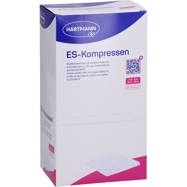 ES-KOMPRESSEN steril 10x20 cm 8fach