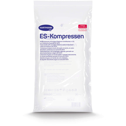 ES-KOMPRESSEN steril 10x20 cm 8fach
