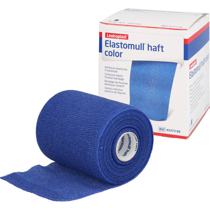 ELASTOMULL haft color 10 cmx20 m Fixierb.blau