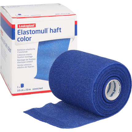 ELASTOMULL haft color 10 cmx20 m Fixierb.blau