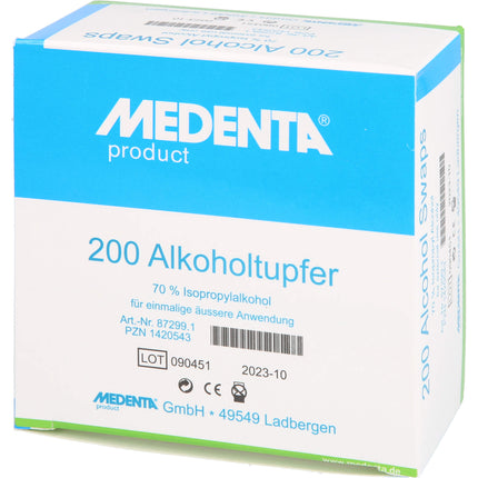 ALKOHOLTUPFER 70% Isopropyl Alkohol
