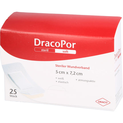 DRACOPOR Wundverband 5x7,2 cm steril